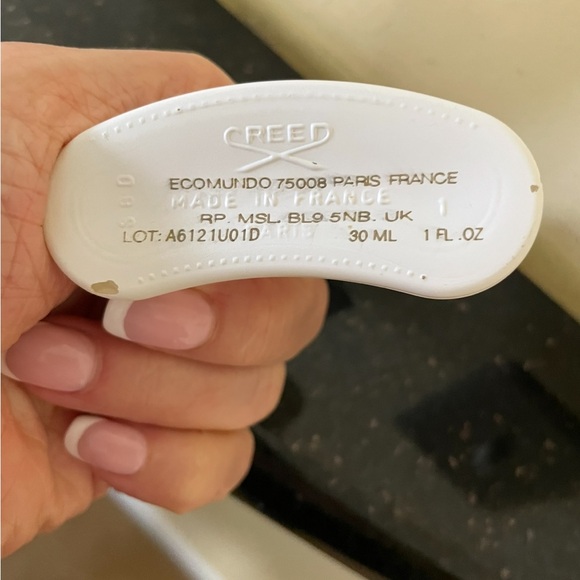 Creed White Bottle with Embossed Details - Picture 2 of 6